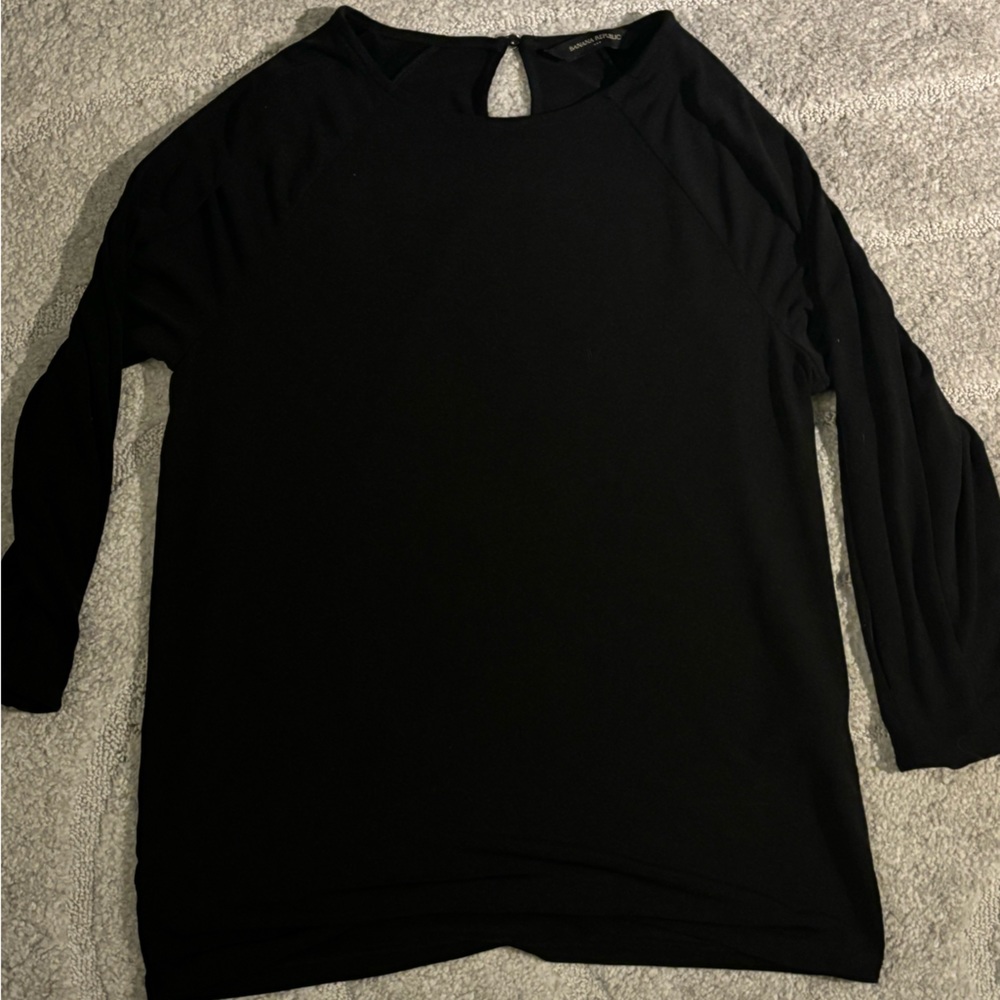 Banana Republic black blouse